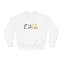 Image 1 of OSPA Crewneck Sweatshirt — Retro Block Letter Pullover