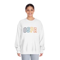 Image 3 of OSPA Crewneck Sweatshirt — Retro Block Letter Pullover