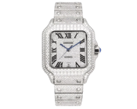 Image 1 of Moissanite Cartier Watch