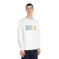 Image 4 of OSPA Crewneck Sweatshirt — Retro Block Letter Pullover