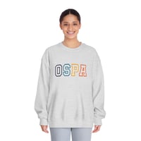 Image 6 of OSPA Crewneck Sweatshirt — Retro Block Letter Pullover