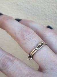 Image 4 of candledrip rings