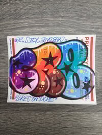 CAB USPS Priority Sticker/ yellow