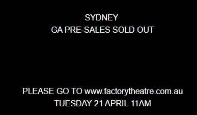 Image of MORTIIS / NYTT LAND / TIR - SYDNEY - FACTORY FLOOR - THUR 19 NOV - GA PRESALE