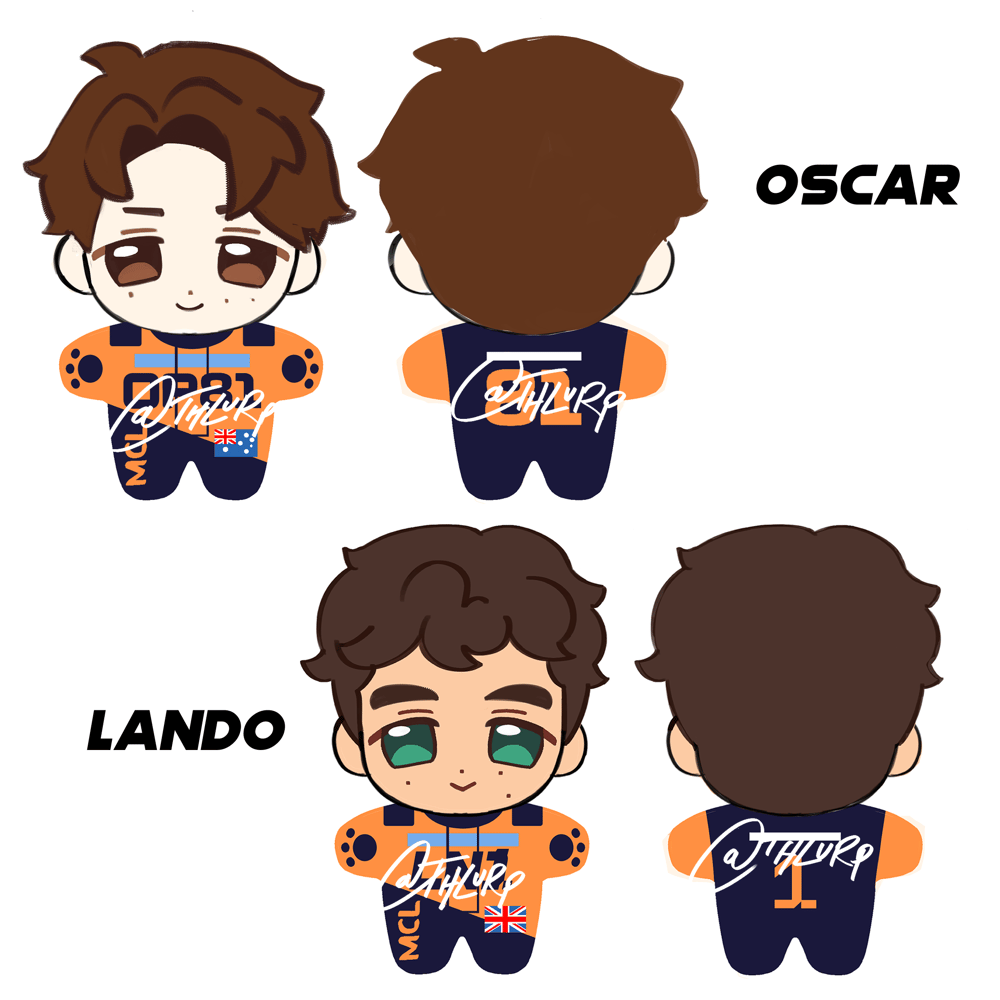 Image of [PREORDER] F1 Driver Plush Dolls!