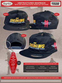 Image 4 of THE SHINING SNAPBACK / FREE KEYCHAIN  (SKEPTICS x HERITAGE VISION)