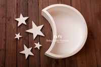 Image 1 of Wooden moon and hearts