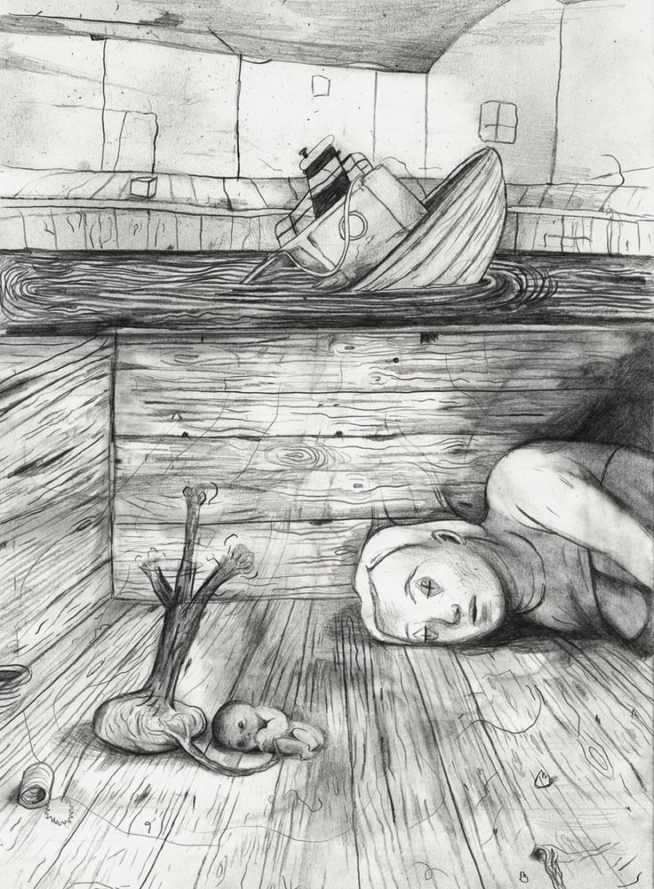 Image of Fødsel på havneplanker