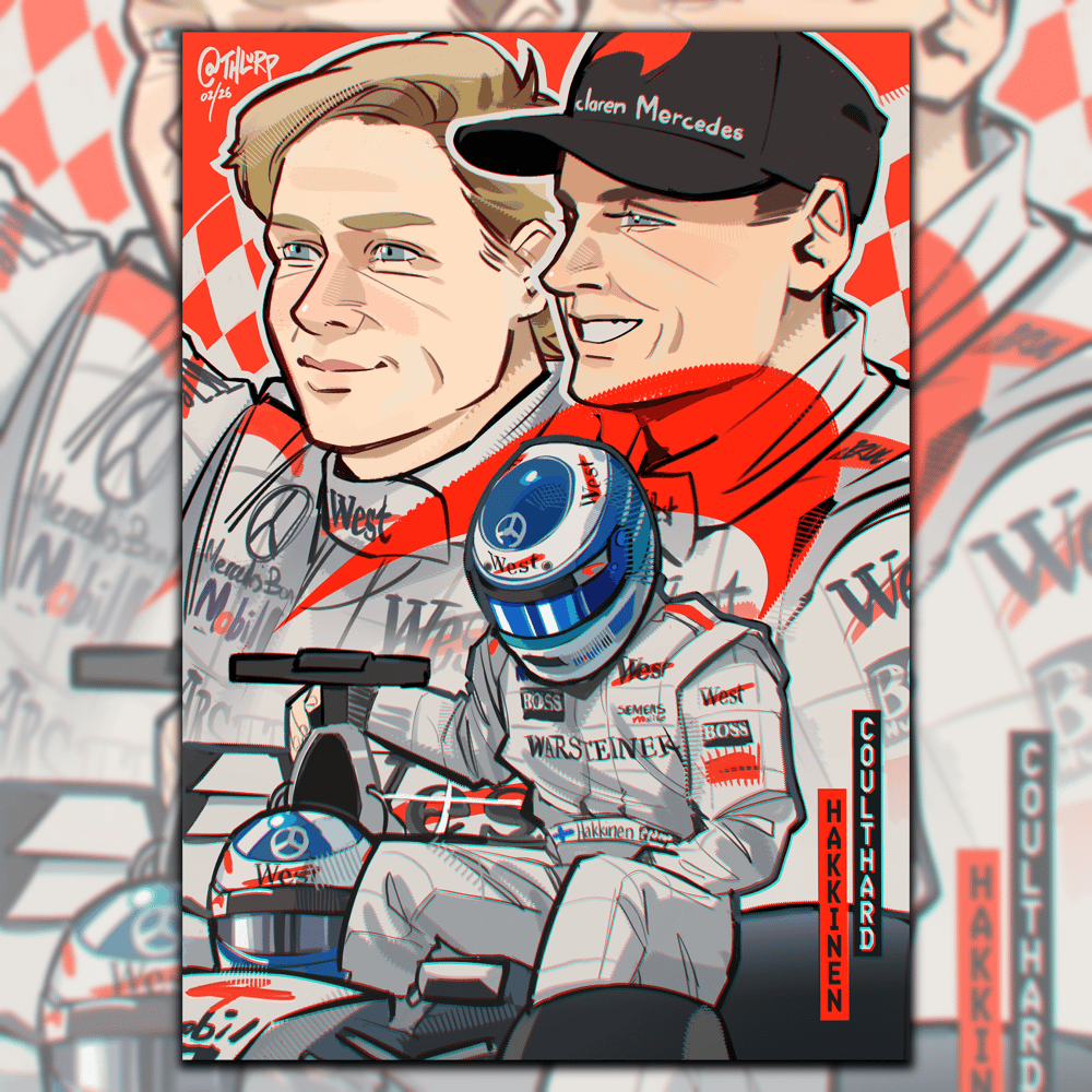 Image of Old School McLaren A5 Print