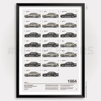 Image 1 of 1984 Race of Champions Mercedes 190E 2.3-16 Senna Poster