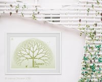 Image 2 of A2 (42x60cm) custom family tree print: ancestry artwork