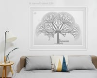 Image 3 of A1 (60x84cm) custom family tree print: ethical sustainable gift