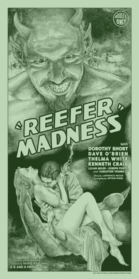 Reefer Madness 90th Anniversary Window Card Print