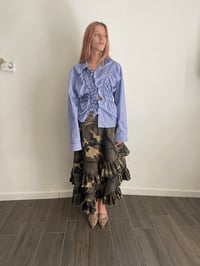 Image 1 of Cargo Ruffles Skirt