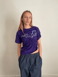 Image 1 of Scrunchie Cute But Virgo Tee Purple