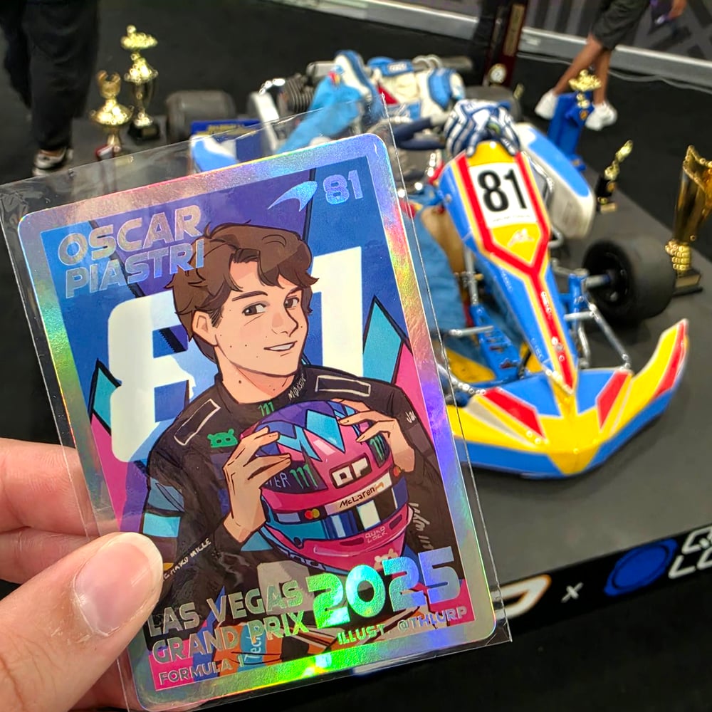 Image of F1 Oscar & George Special Helmet Cards