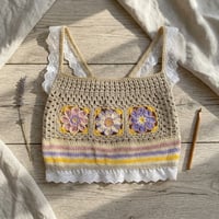 Image 4 of Top Puntillas de Broderí