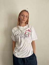 Image 1 of Scrunchie Cute But Virgo Tee White