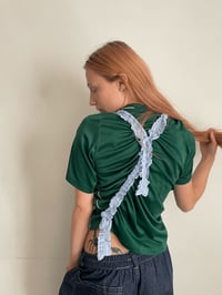 Image 2 of Sporty Lace Top Green