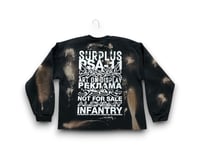 Image 2 of Sade Adu 2pac lauren Hill custom upcycled reworked Screen Print black bleached hoodie