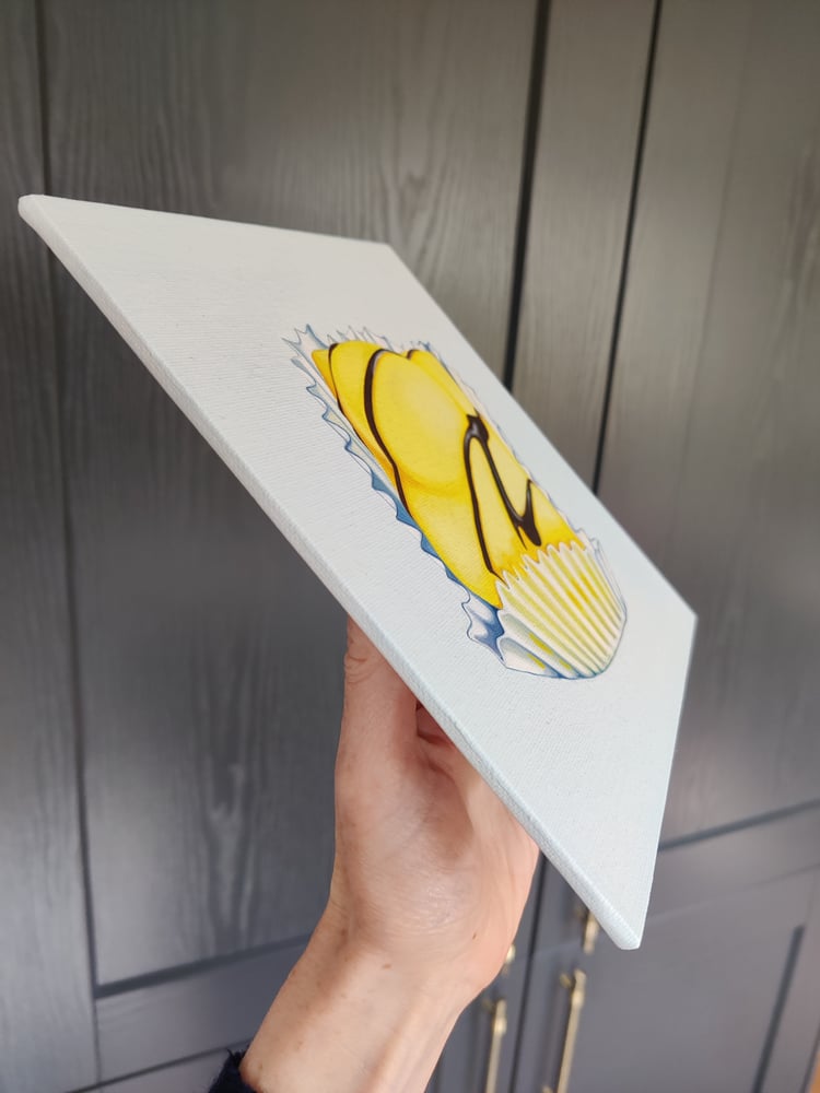 Image of 'Lemon Fondant Fancy' Medium oil painting