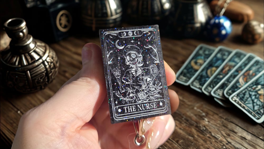 Image of The nurse badge reel