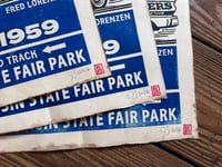 Image 5 of 250 Mile Stock Car Race Linocut Print  FREE SHIPPING