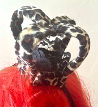 Image 2 of leopard print mini crown