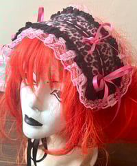 Image 2 of pink leopard x black headdress