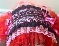 Image 3 of pink leopard x black headdress
