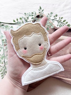 Image of Alex Warren felt decoration