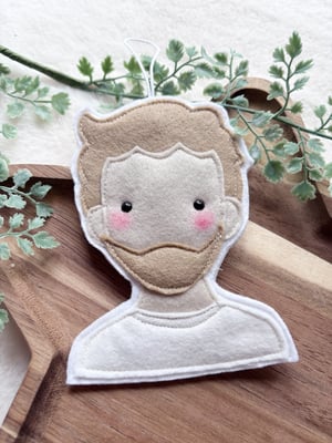 Image of Alex Warren felt decoration