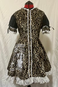 Image 1 of (sample discount) leopard skull print dress