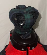 Image 5 of green/navy tartan 3-piece princess set