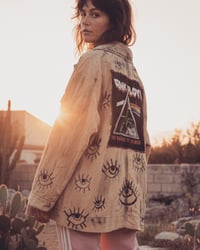 Image 1 of EYE ¥ VILLAGE PUNK ¥ IBIZA ¥ PARKA ¥ JACKET ¥ upCycliNg ¥ festiValVibe ¥ 