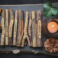 Image 4 of Tree Speak Corresponding Ogham Staves (D060-17)