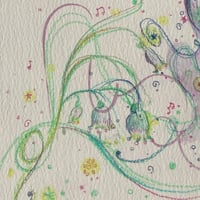 Image 2 of “lily of the valley” signed original drawing