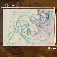 Image 4 of “lily of the valley” signed original drawing