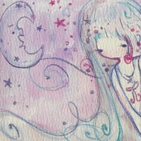 Image 3 of “moonlit night” signed original drawing