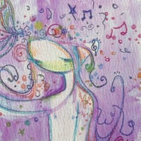 Image 3 of “gentle life” signed original drawing