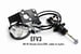 Image of 1989-1991 Honda Civic/CRX EFV3 Cable to hydro conversion