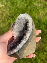 Image 7 of Amethyst Freeform x Calcite Inclusion