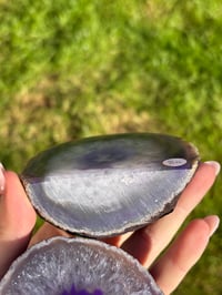 Image 3 of Dyed Purple Agate Geodes