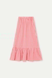 Image 6 of FALDA CUADROS VICHY ROJO