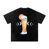 Image 4 of Vintage Blue Moon Acid Wash Tee