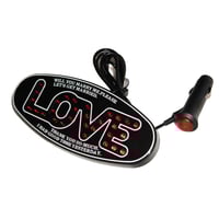 LOVE 12V LIGHTNING SIGN