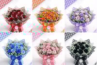 Pack of 12 Floral Paper 2 of each color 