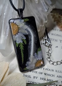 Image 2 of Snake Spine and Floral Amulet - Daisy