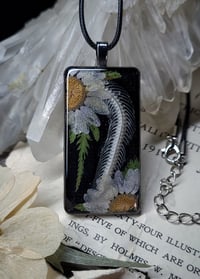Image 3 of Snake Spine and Floral Amulet - Daisy