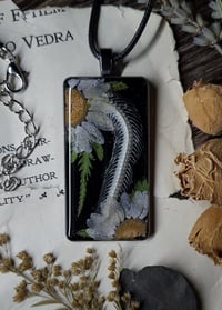 Image 1 of Snake Spine and Floral Amulet - Daisy